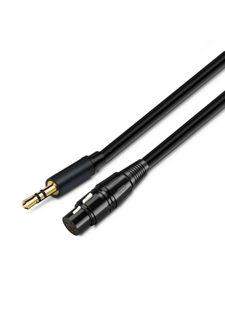 Cable de Audio para Micrófono Canon XLR a 3.5mm 2.5m MC435-0