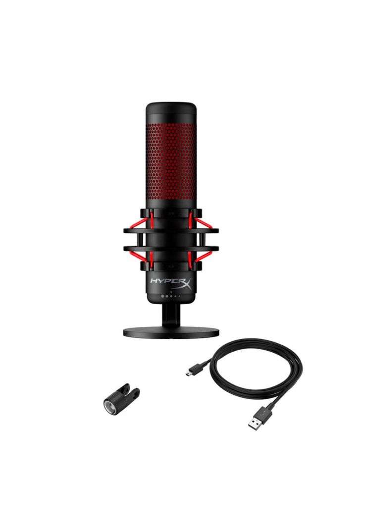 Micrófono Gamer Streaming HyperX QuadCast Profesional-5