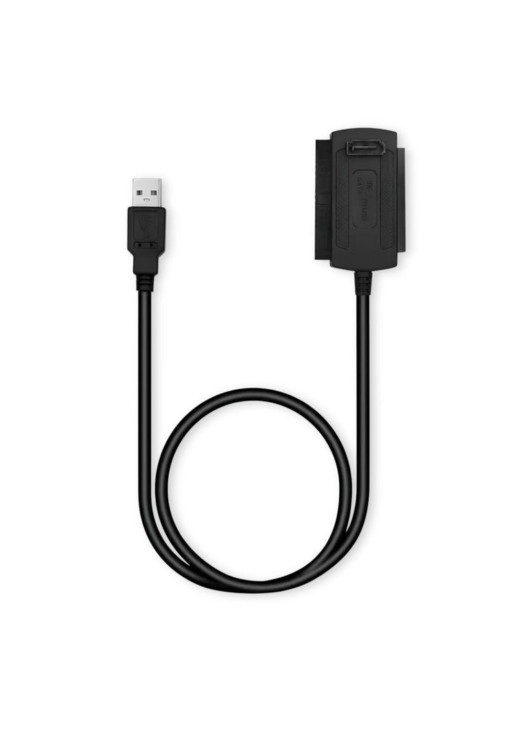 Adaptador USB 2.0 para Discos IDE / SATA con Fuente de Poder-0