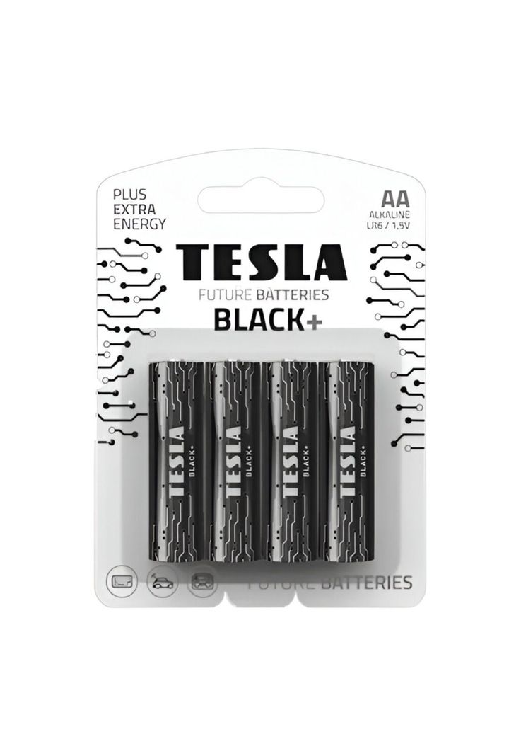 Pack 12 Pilas Tesla Black+ AA T-ES-011 Alcalina High Power-2