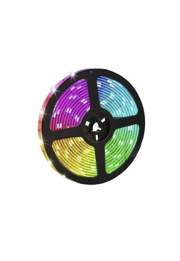 Kit Tira de Luces LED FULL RGB High Power 5 Metro + Control-0