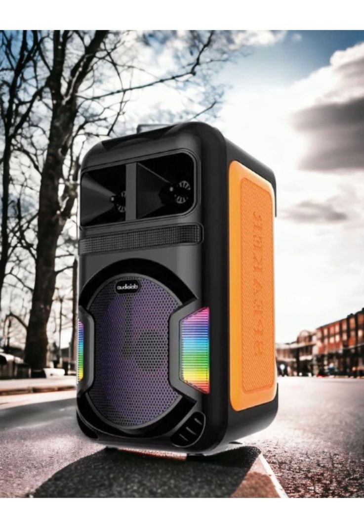 Parlante Karaoke RGB con Micrófono Inalámbrico Bluetooth 805-2