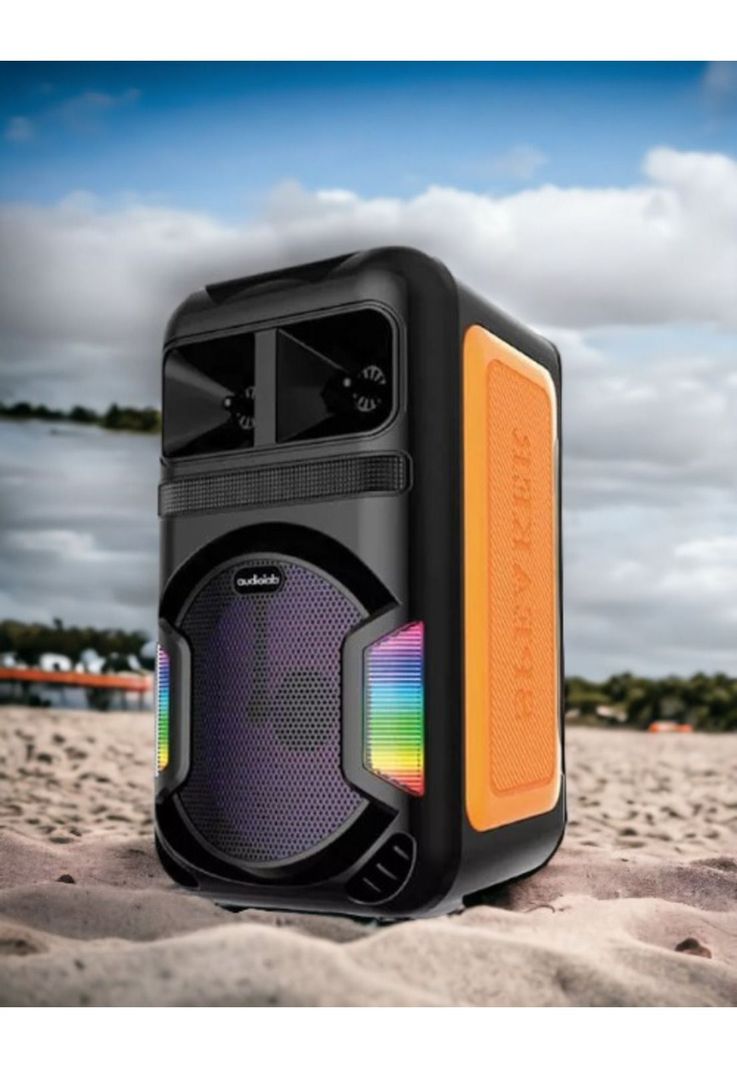 Parlante Karaoke RGB con Micrófono Inalámbrico Bluetooth 805-5