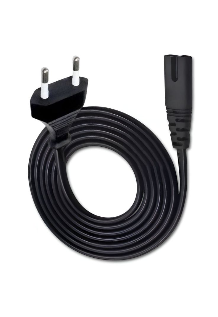 Cable de Poder Tipo 8 Profesional 1.8MT Universal 220V-0