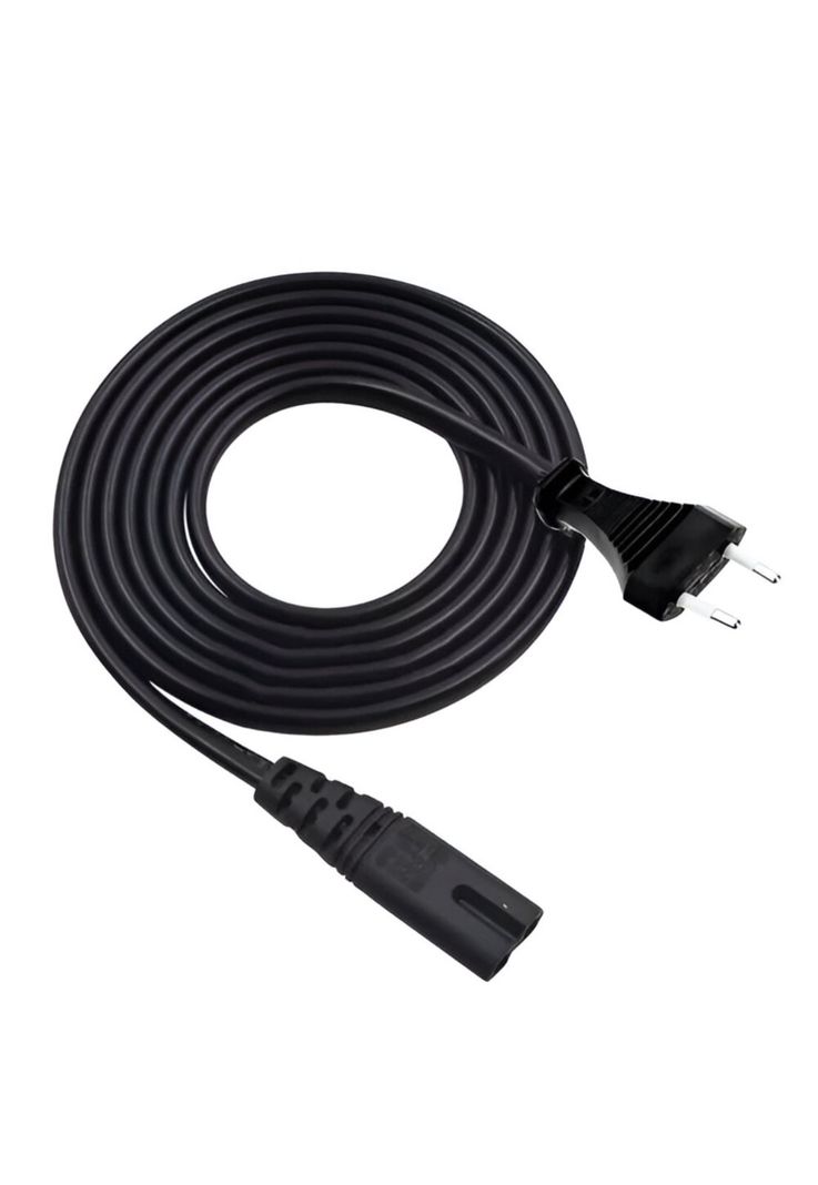 Cable de Poder Tipo 8 Profesional 1.8MT Universal 220V-1