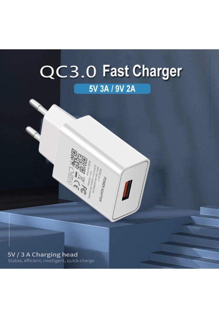 Cargador Micro USB Quick Charge 3.0 18W 3A SEC + Cable U206Q-4