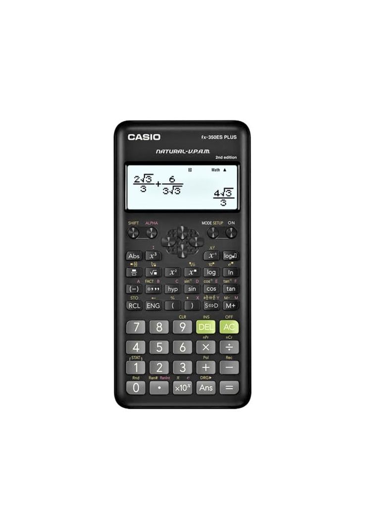 Calculadora Casio Cientifica FX-350ES Plus 2 + 252 Funciones-0
