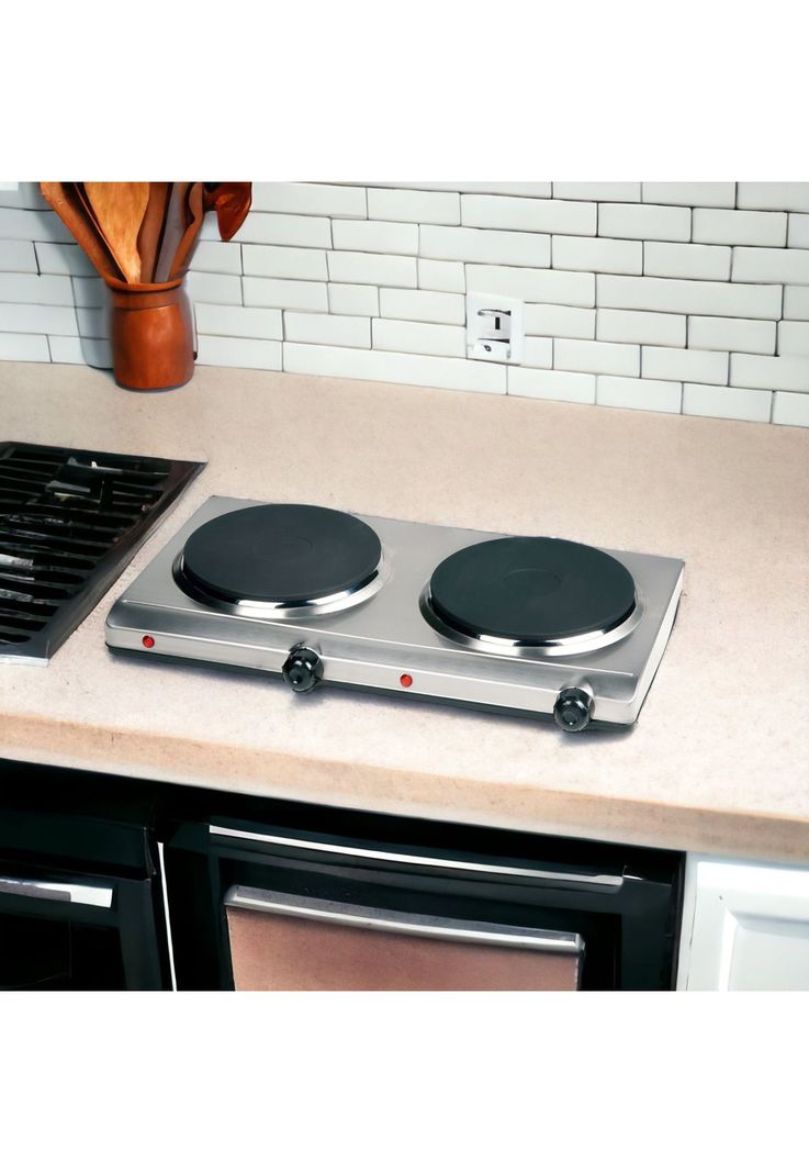 Cocina Encimera Eléctrica Magefesa MGF8022 Dinamic Inox Dual-2
