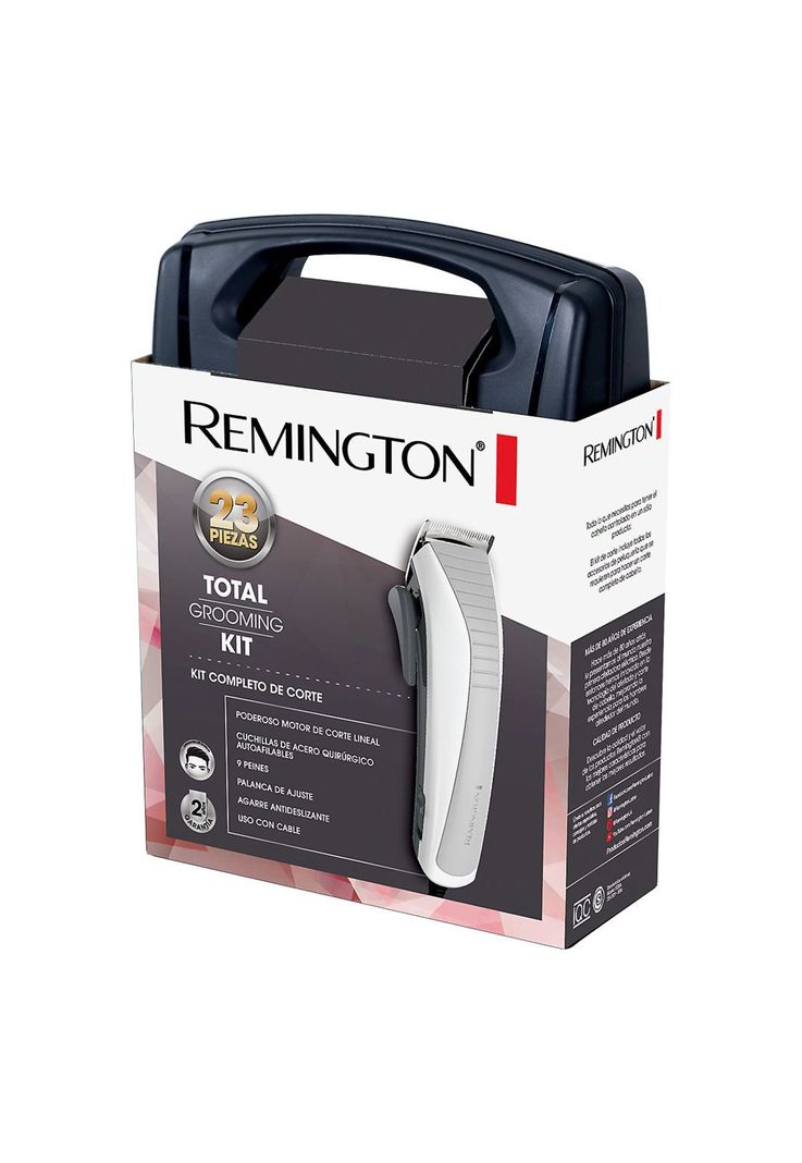 Cortadora De Cabello Remington HC06A KIT 23Pcs + Maleta-1