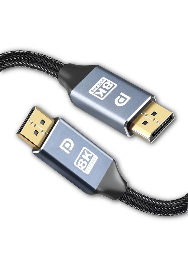 Cable DisplayPort 8K Profesional Video 32Gbps + Audio 32-Bit-0