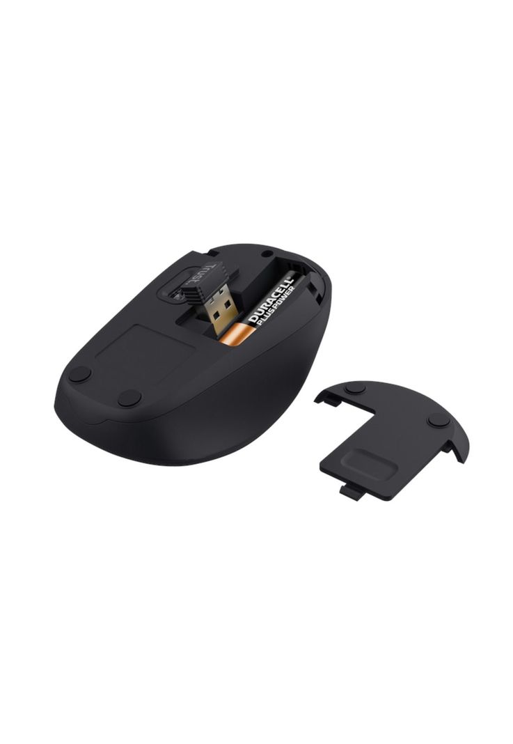 Mouse Inalámbrico Silencioso Trust YVI Eco Friendly BK 24549-3