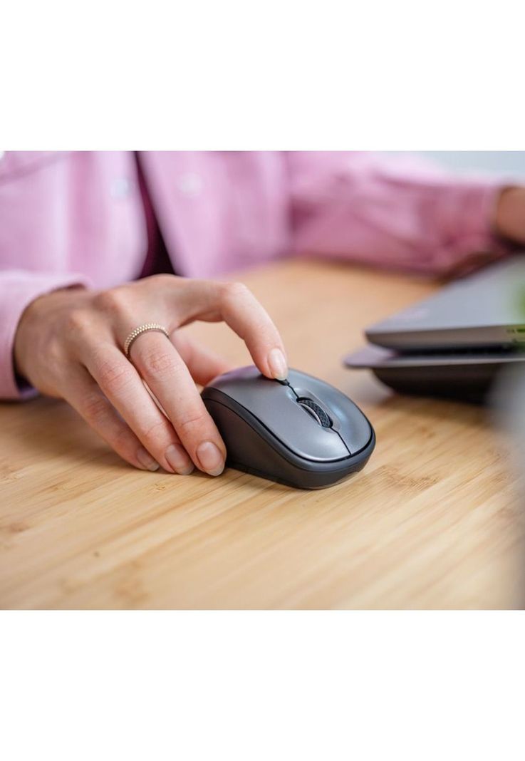 Mouse Inalámbrico Silencioso Trust YVI Eco Friendly BK 24549-9