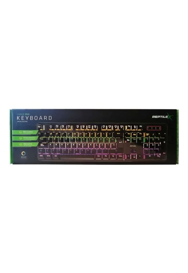 Teclado Mecanico Reptilex FULL RGB  para PC PS X-BOX RX-0018-2