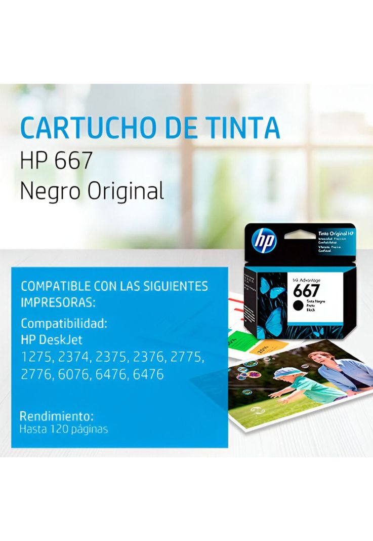 Tinta HP 667 Tricolor Cartridge Original 3YM78AL 2ML Colors-2