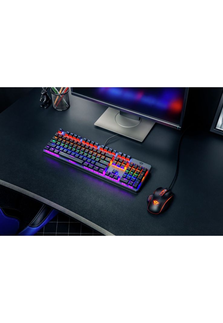 Teclado Mecanico Profesional Trust Asta Gxt 865 Multiplataformas-5