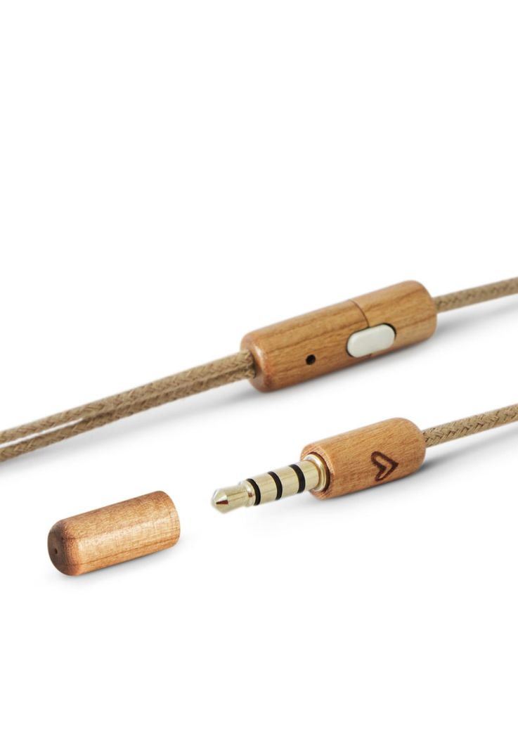 Audífonos de Madera Energy Sistem ECO Cherry Wood Jack 3.5mm-4
