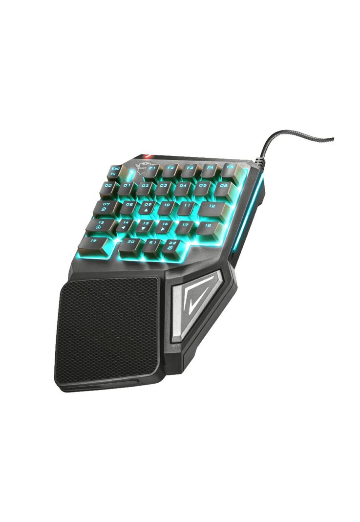 Teclado de Una Mano Anti-Ghosting Full Rgb Trust Gxt 888 Assa-1