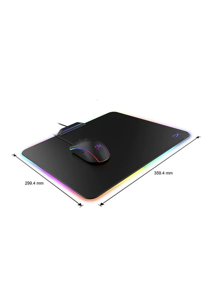 Mouse Pad Gamer Hyperx Fury Ultra Rgb 360X300X5mm HX-MPFU-M-4