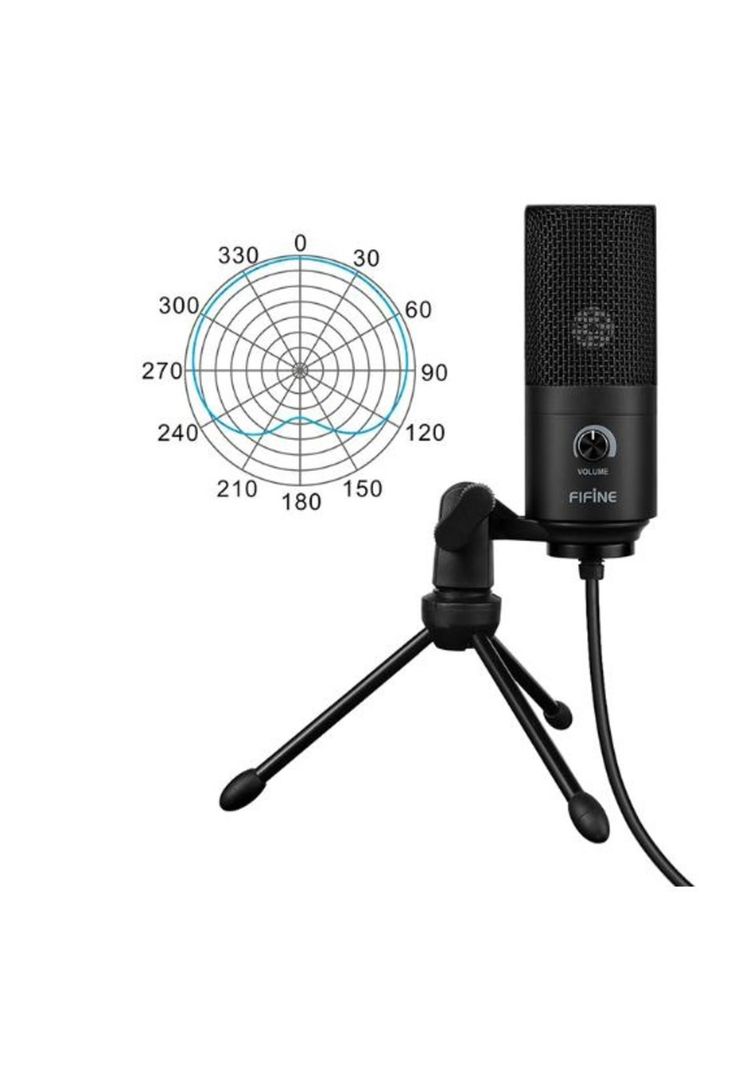Micrófono Condensador USB Multiplataformas Fifine K669BK Pro-5