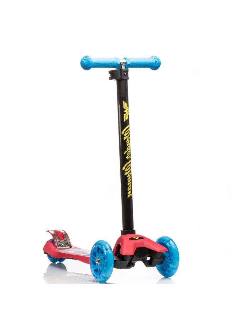 Scooter Infantil Reforzado Mujer Maravilla DC Comics 4 Rueda-1
