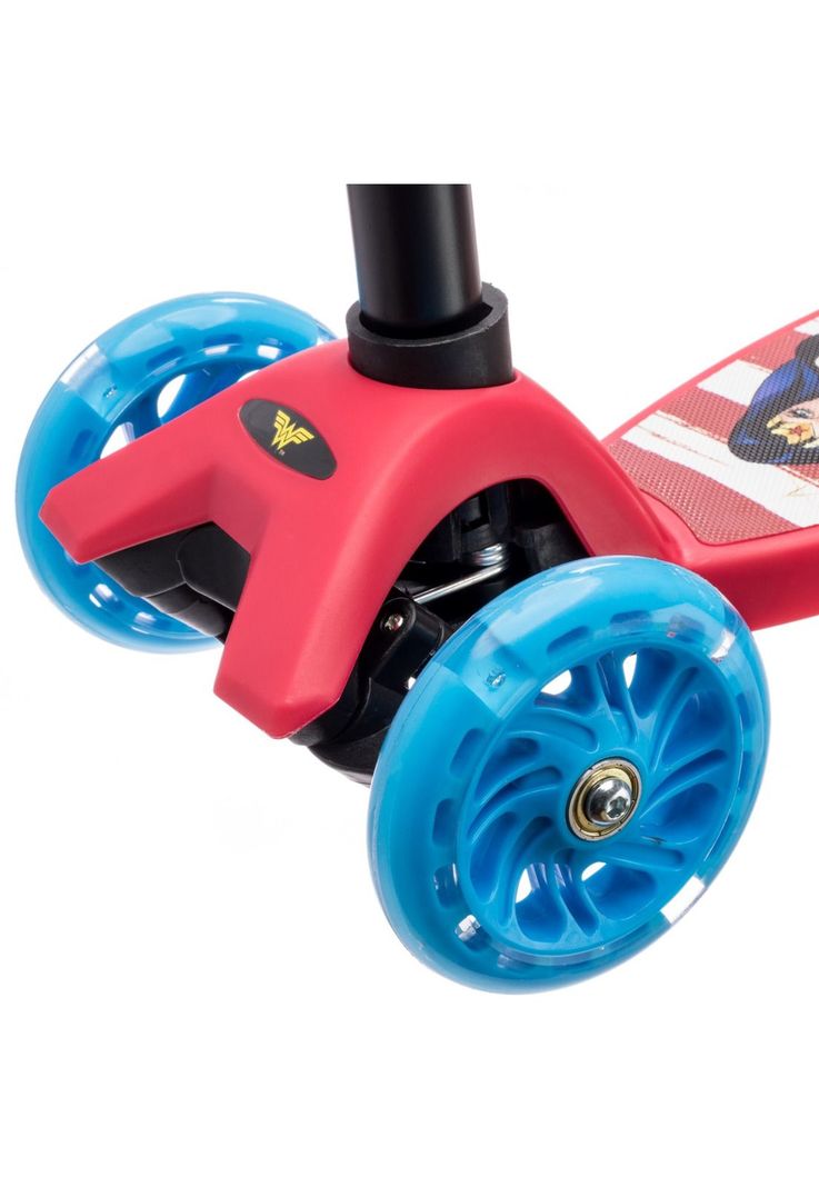 Scooter Infantil Reforzado Mujer Maravilla DC Comics 4 Rueda-3