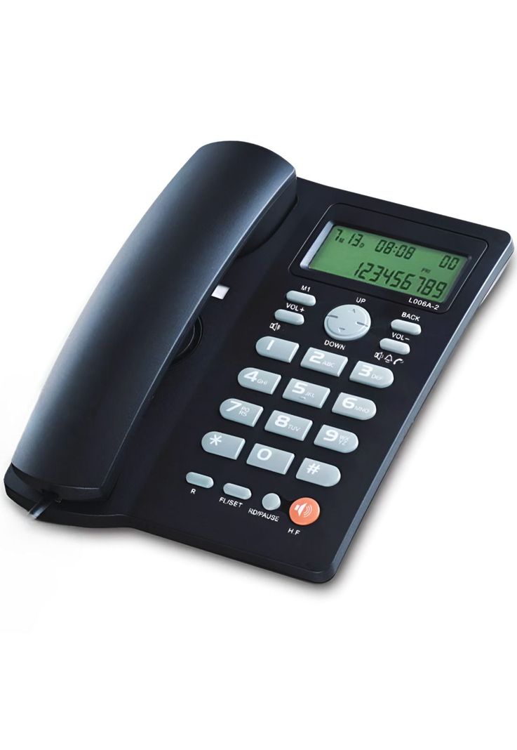Teléfono De Red Fija Uniden Con Manos Libre Sobre Mesa 7413-2