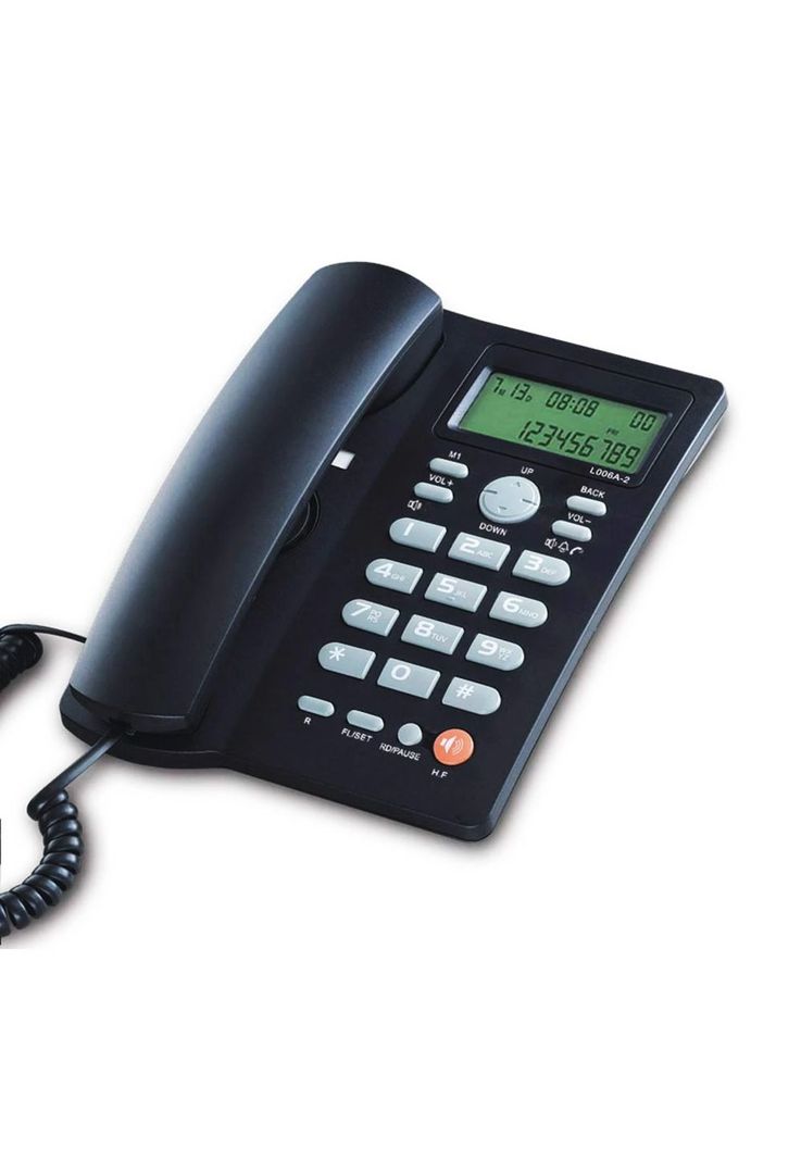 Teléfono De Red Fija Uniden Con Manos Libre Sobre Mesa 7413-4
