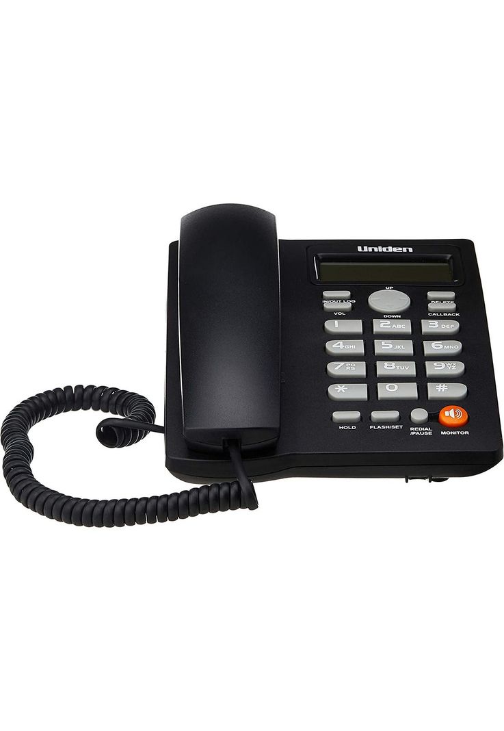 Teléfono De Red Fija Uniden Con Manos Libre Sobre Mesa 7413-7