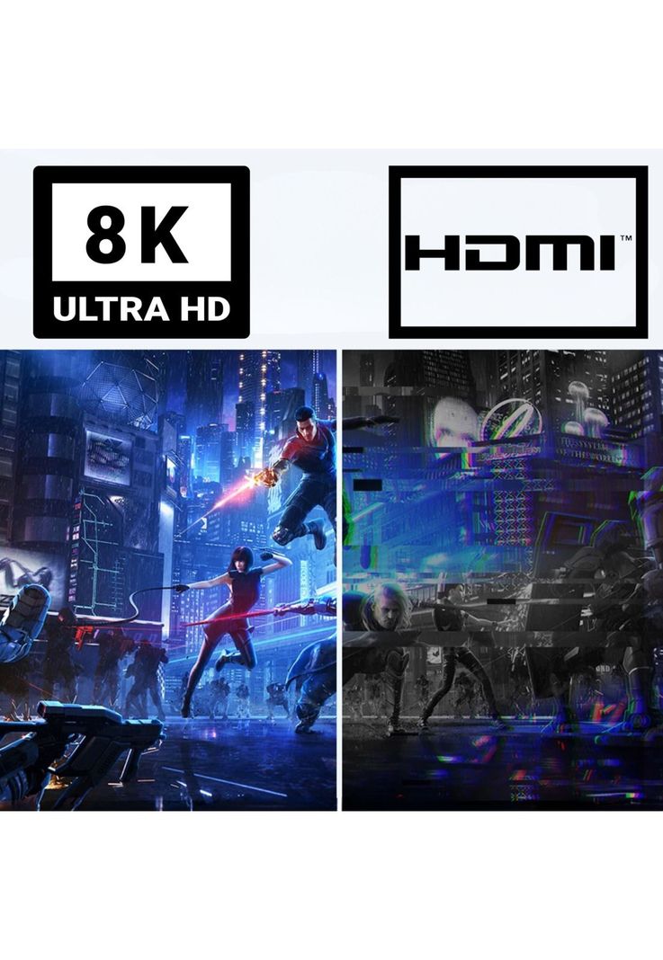 Cable HDMI Profesional V 2.1 para 8K / 48 Gbps / 2 Metros-4