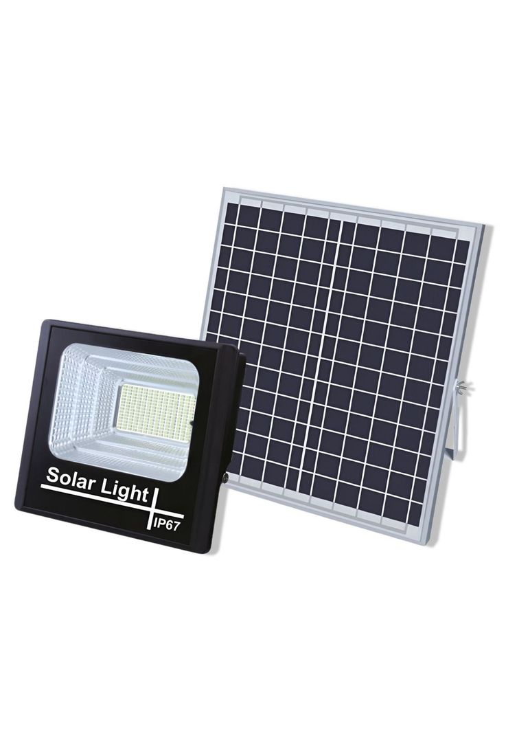 Foco Solar Exterior 25W IP67 con Panel HD + Control Remoto-0