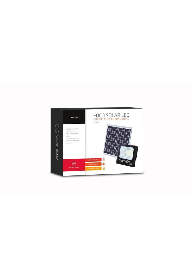 Foco Solar Exterior 25W IP67 con Panel HD + Control Remoto-2
