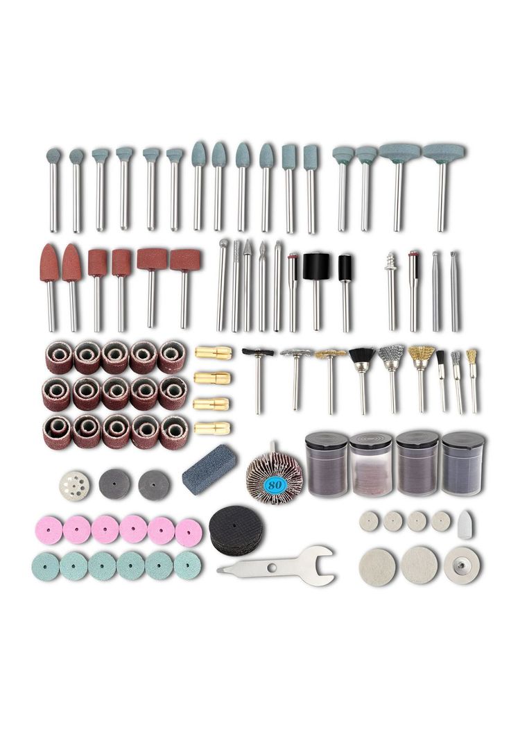 Kit de Lijado y Pulido Multiusos 216 Piezas Dremel / Taladro-1