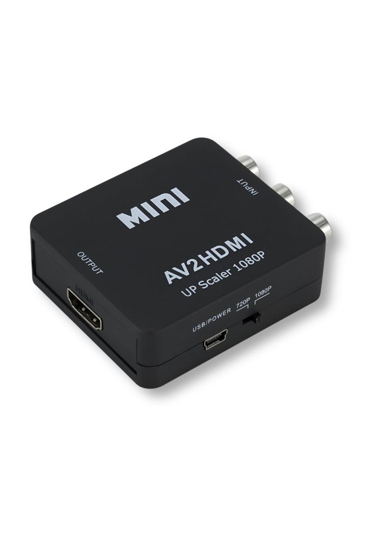 Conversor de Entrada RCA a Salida HDMI Full HD 1080p-0