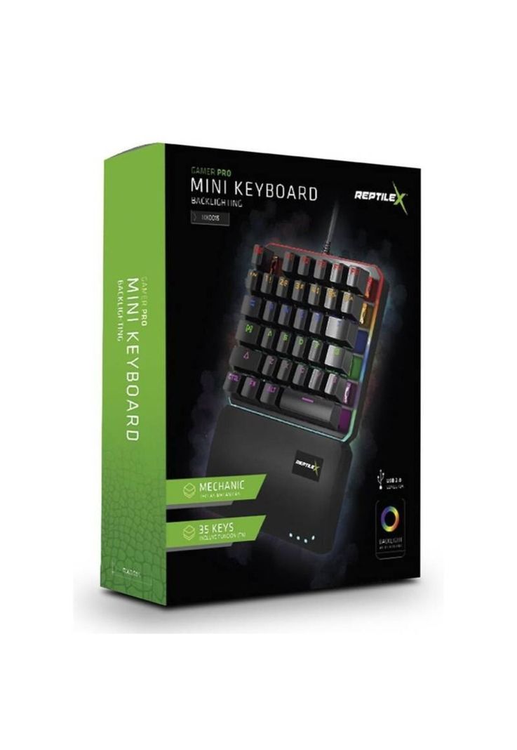 Teclado Gamer de una mano Mecanico RGB Backlighting Rx0015-2