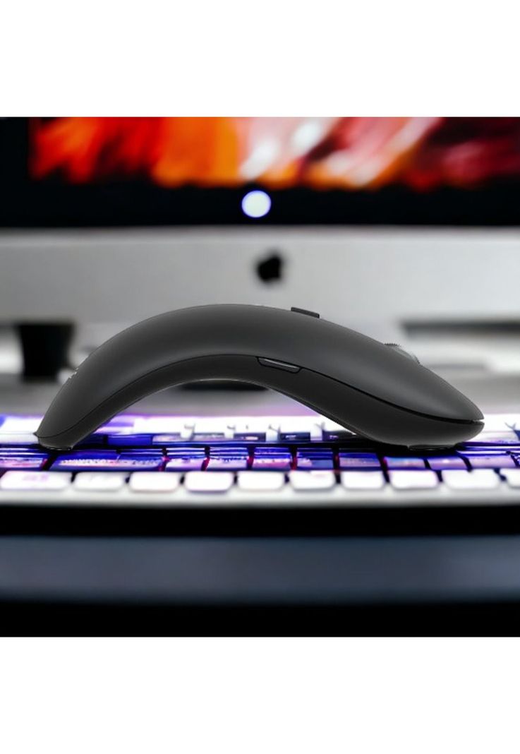 Mouse Ergonomico Inalámbrico Bluetooth + Nano USB 2.4G MB634-6