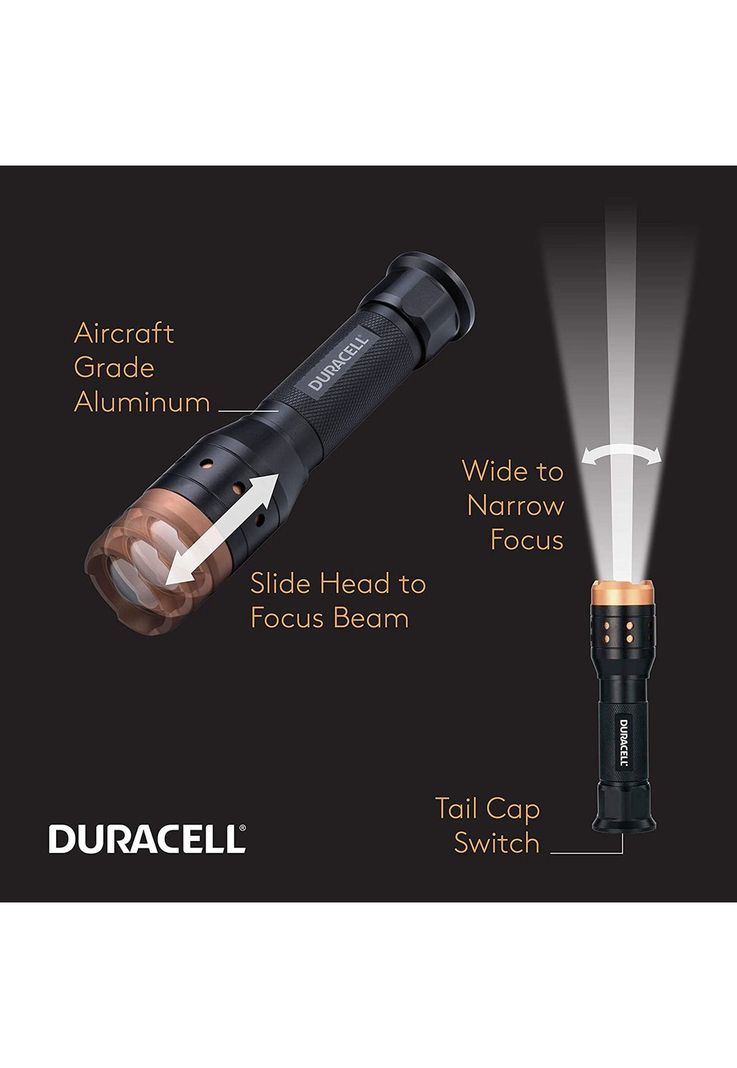 Linterna Duracell Focusing Infinity X1 de 350 Lumenes LED-2