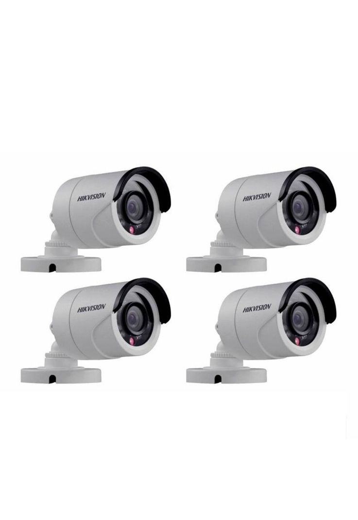 KIT DVR 4 Camaras de Seguridad HD Hikvision 1TB Full Pack-1