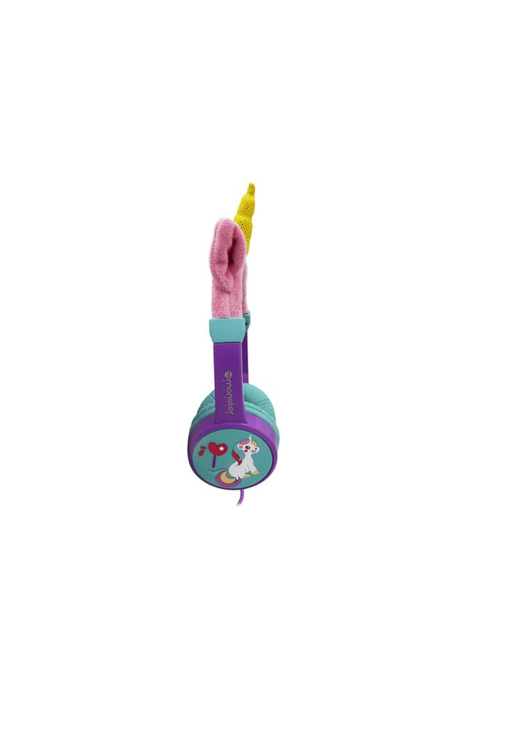Audifonos para Niña Morados Monster Unicornio Ck01M-2