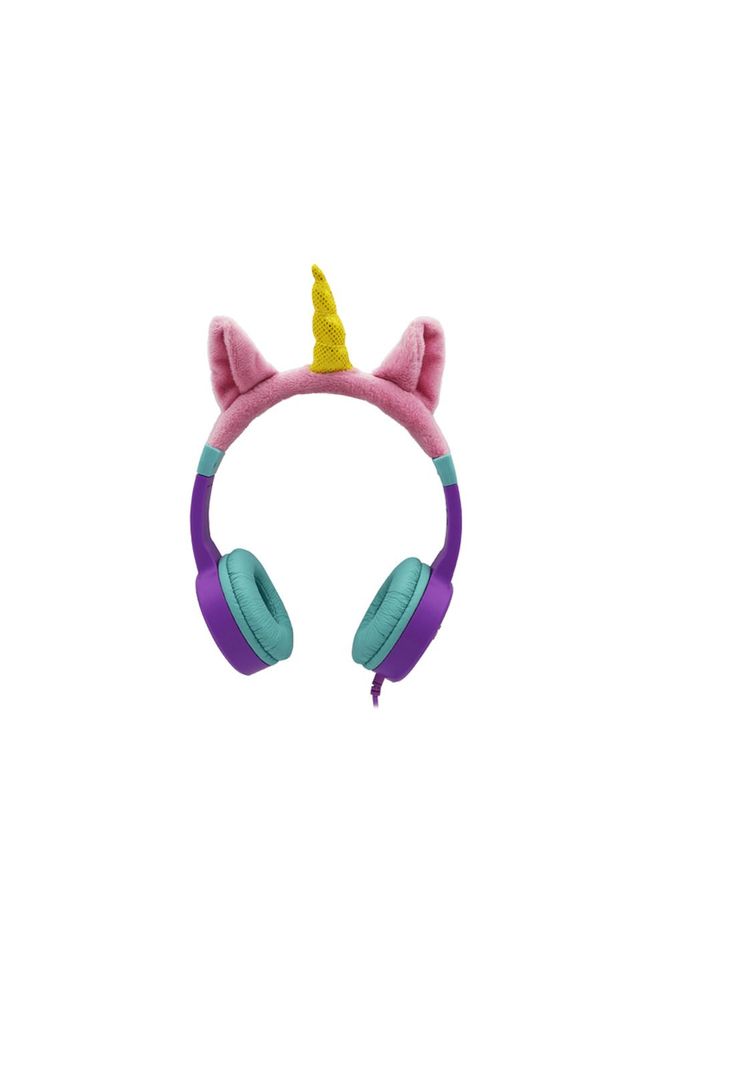 Audifonos para Niña Morados Monster Unicornio Ck01M-3