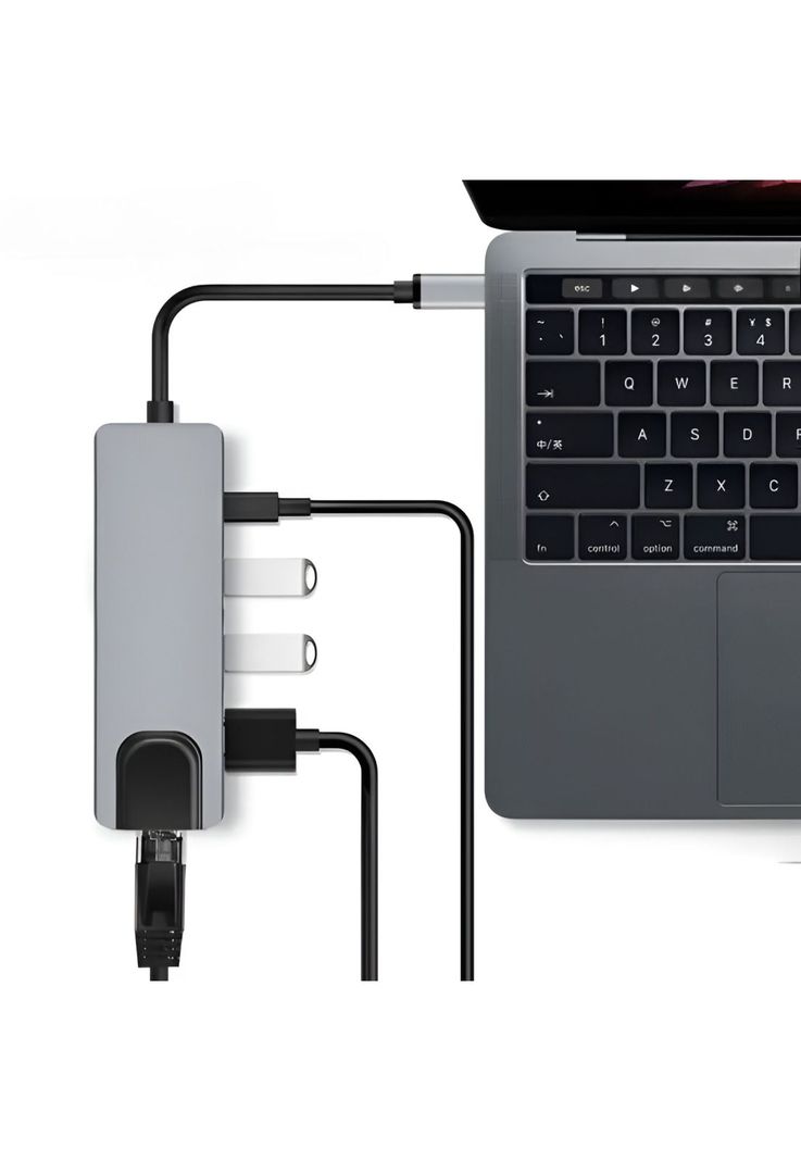 Docking Station Type-C 100W + HDMI 4K+ Ethernet+ Hub USB 3.0-1