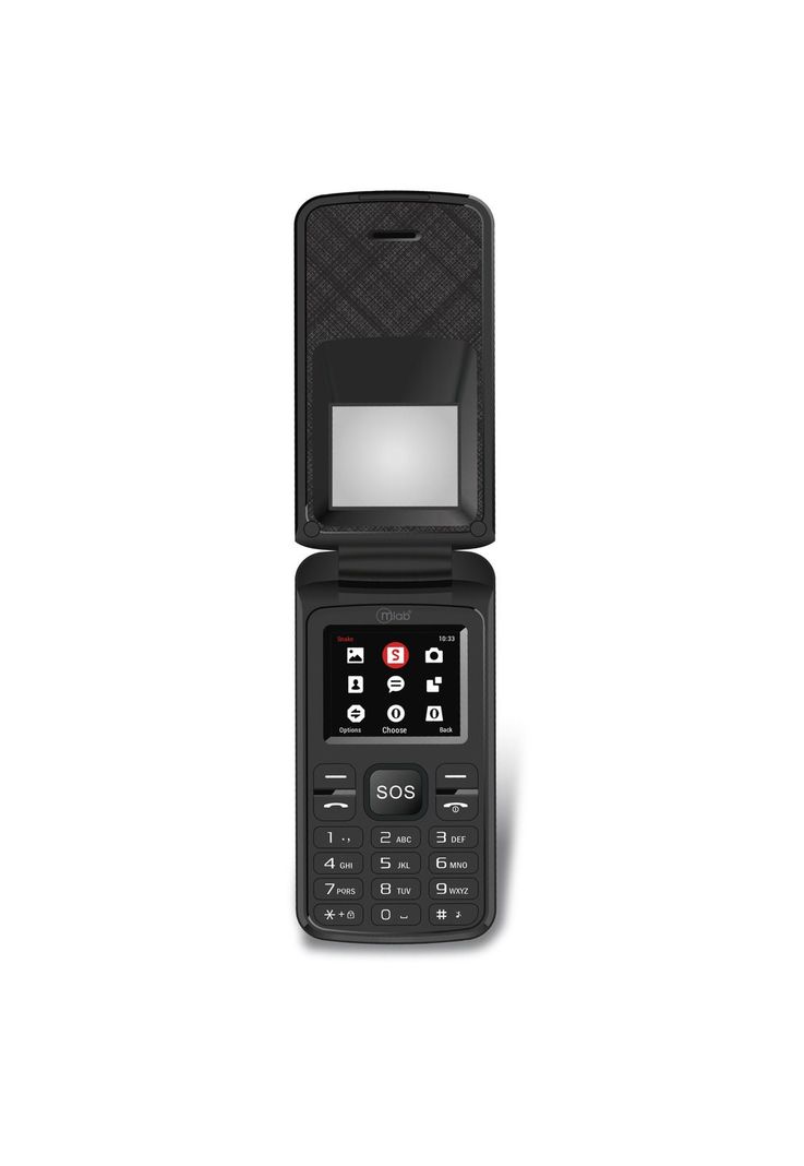 Teléfono Senior 4G de Adulto Mayor con Boton S. O. S MLAB-BK-0