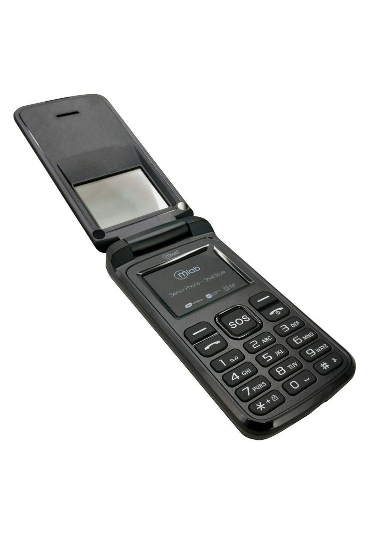 Teléfono Senior 4G de Adulto Mayor con Boton S. O. S MLAB-BK-1