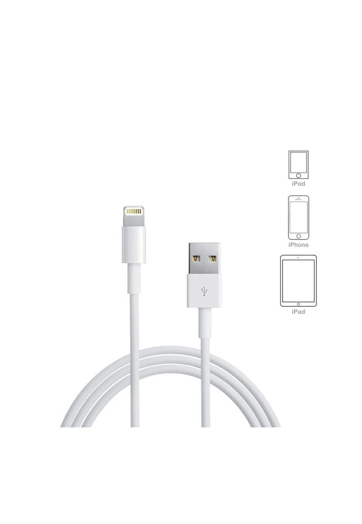 Cable de Datos Apple Lightning a USB Original 1 Metro-3