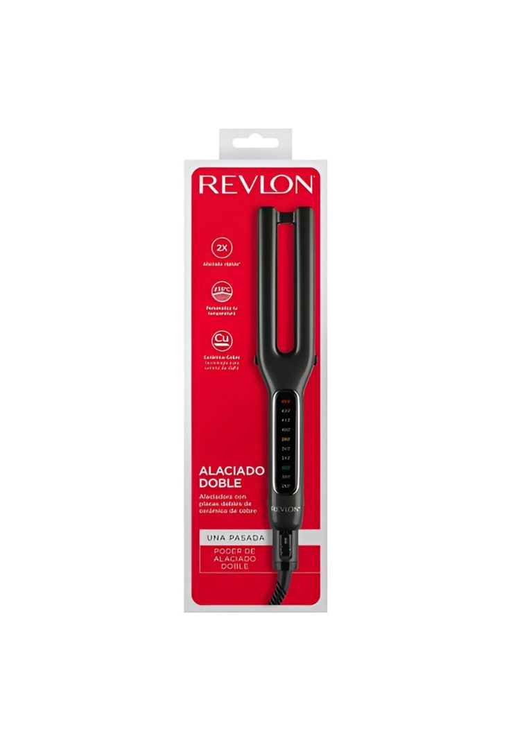 Alisador de Cabello Revlon Dual Panel Ceramic Pro 235° Max-8