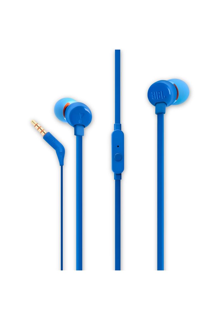 Audífonos JBL T110 Azul con Manos Libre Tecnología Hi Bass-0