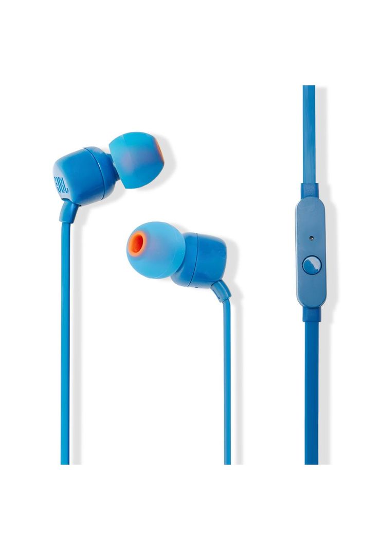 Audífonos JBL T110 Azul con Manos Libre Tecnología Hi Bass-1