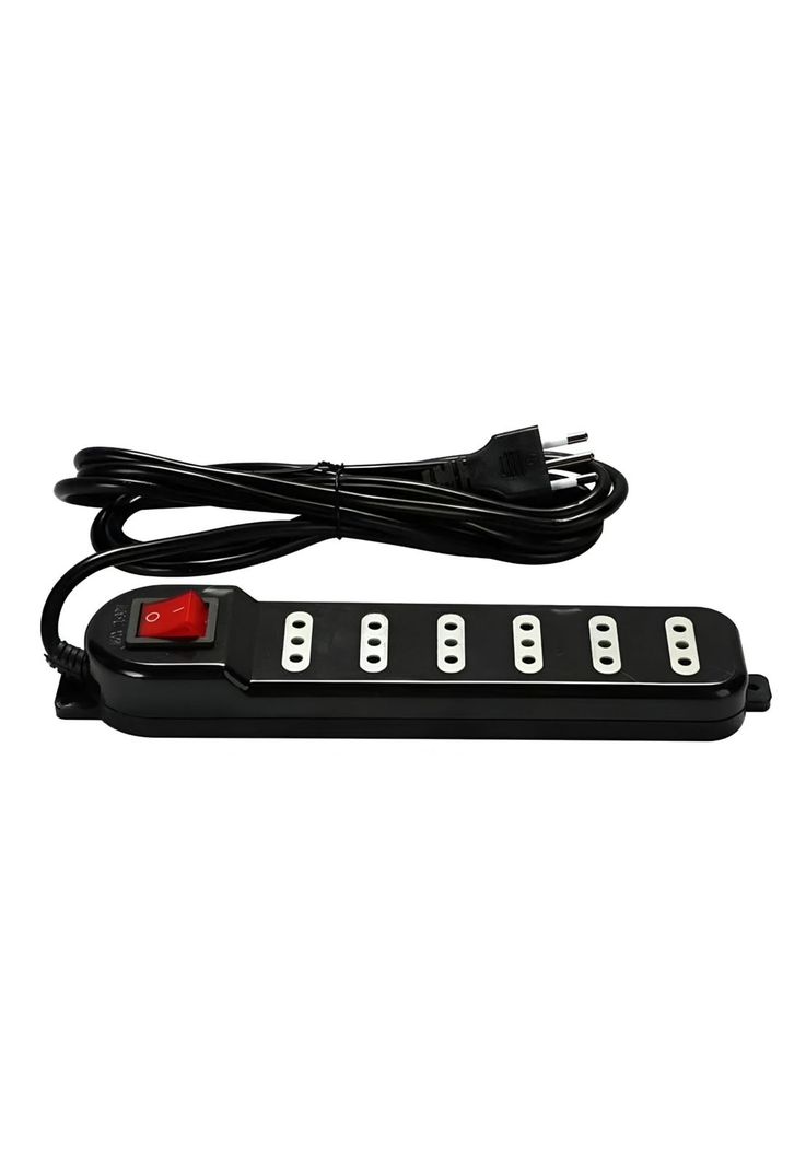 Alargador de 3MT Certificado 6 POS + Switch Corta Corriente ME-070B-2