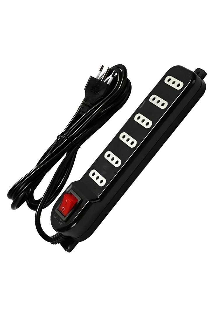 Alargador de 3MT Certificado 6 POS + Switch Corta Corriente ME-070B-4