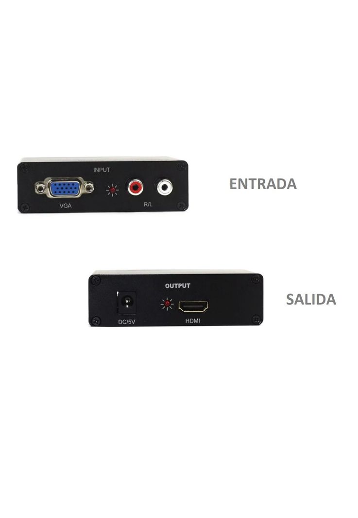 Conversor VGA A HDMI con Audio HD 60HZ Full HD 1080P HGA06-0