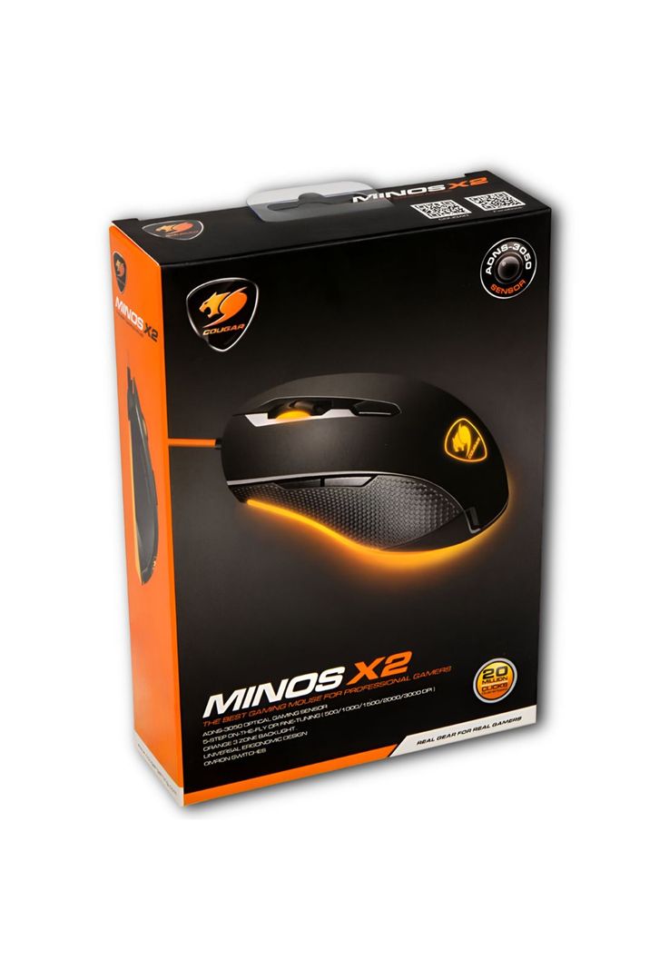 Mouse Gamer Cougar Minos X2 OMRON Retail Box-0